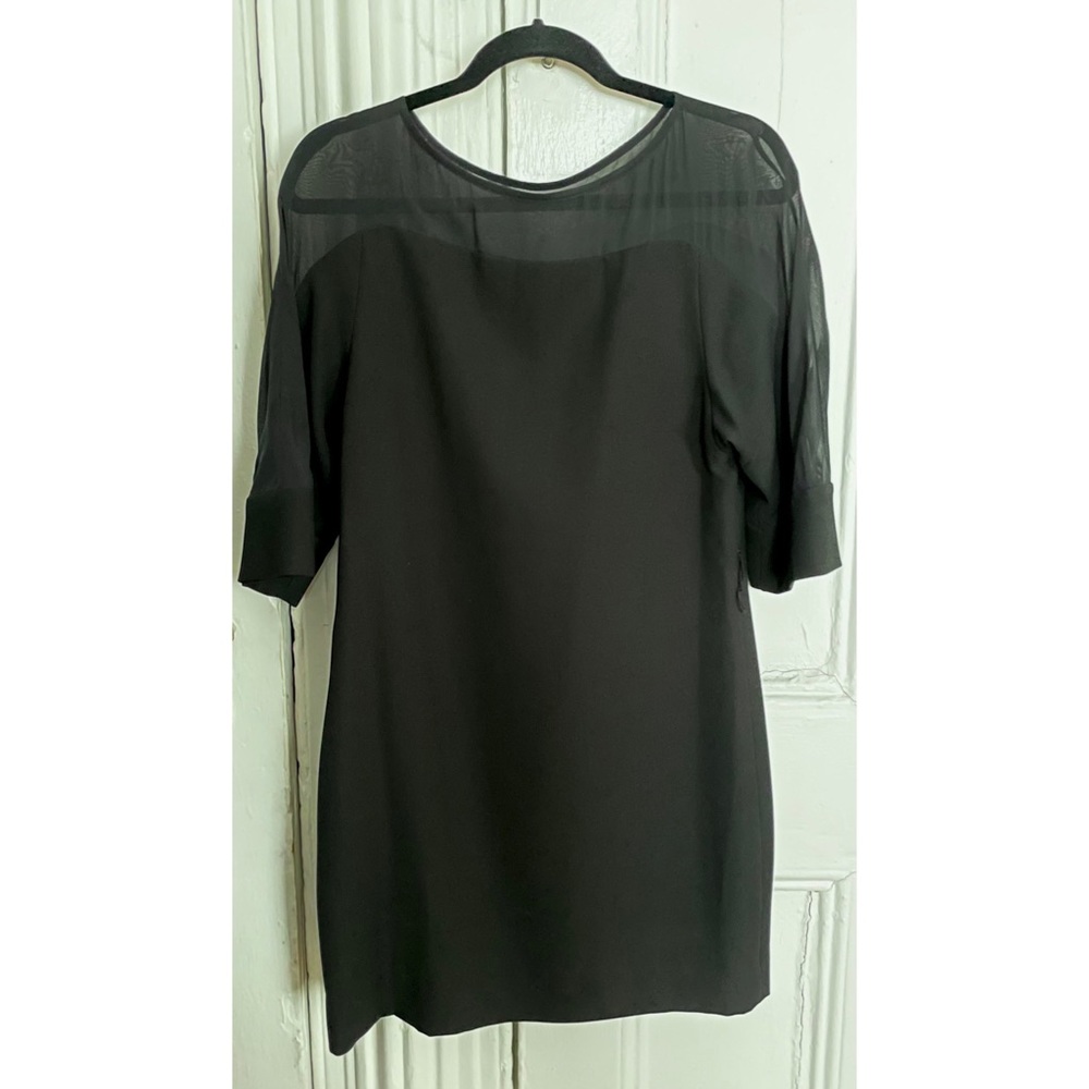 Halston Heritage Black Sheath Dress